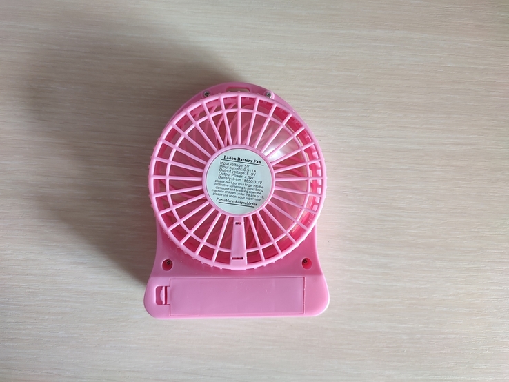 Портативный Настольный Мини Вентилятор Portable Mini Fan, фото №5