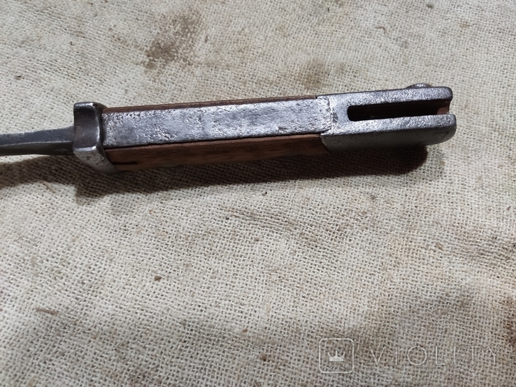 Накладки с винтами на штык нож WZ-24Поляк копия, фото №5