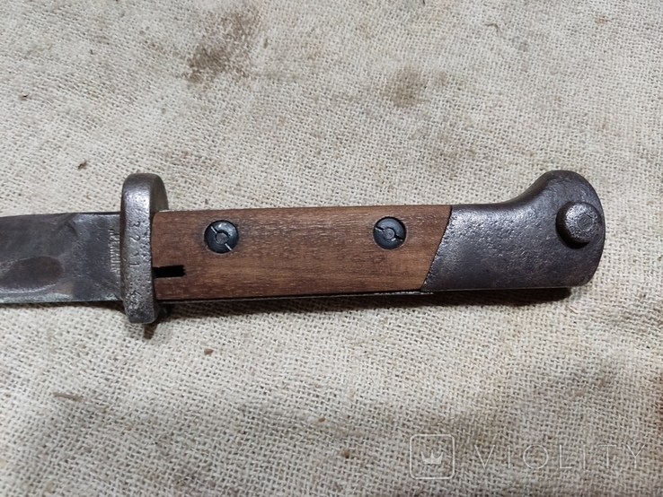 Накладки с винтами на штык нож WZ-24Поляк копия, фото №6