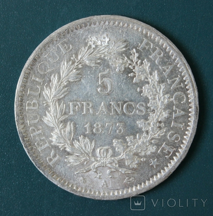 5 франков 1873, фото №3