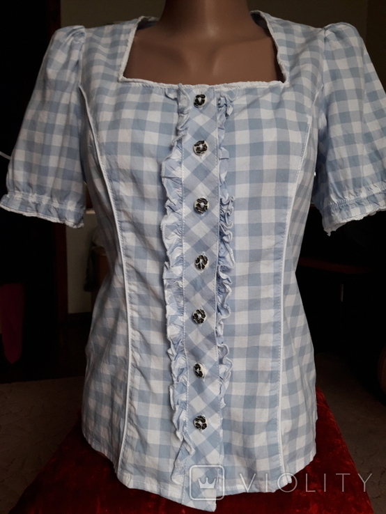 Женская блузка в австрийском альпийском стиле, кружево,.Spieth Wensky