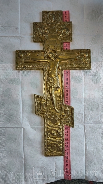 Большой бронзовый Крест.19век