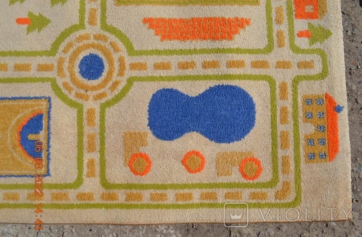 Дитячий ігровий килимок, килимок з рубіном колекції Fruze. Зроблено в Туреччині. 170х120 см., фото №5