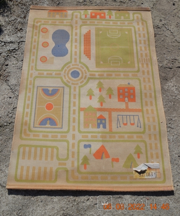 Children's play carpet, Fruze collection rubin carpet mat. Made in Turkey. 170x120 cm., photo number 9