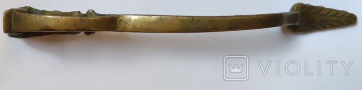 Старинная , бронзовая ручка ., фото №9