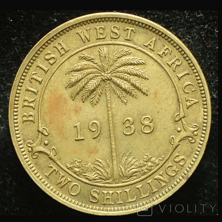 Британская Западная Африка 2 шиллинга 1938
