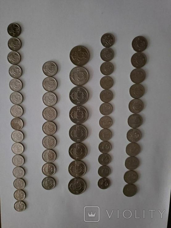 Монети Швеції 55шт, фото №2