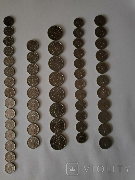 Монети Швеції 55шт, фото №4