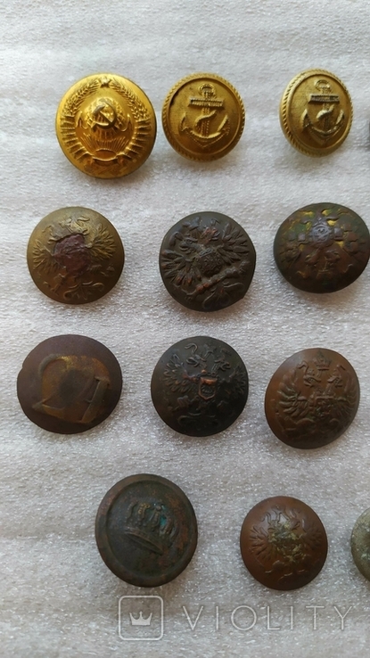 Пуговицы разных периодов 26 шт. (небольшая коллекция), фото №3