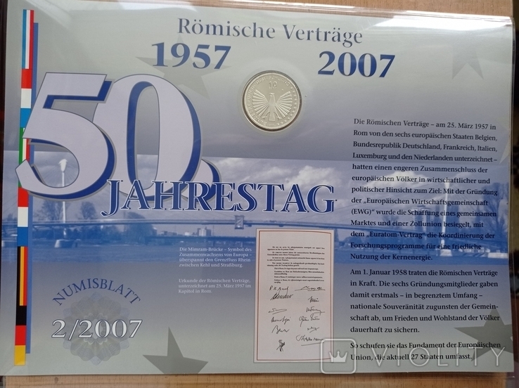10 евро Германии . Серебро, фото №2