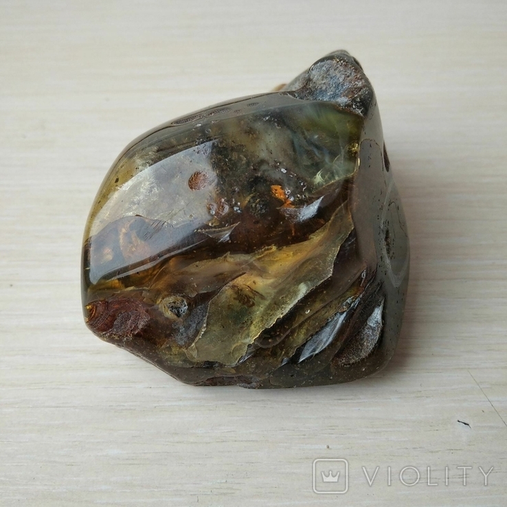 Натуральный камень Янтарь, 112гр., фото №2