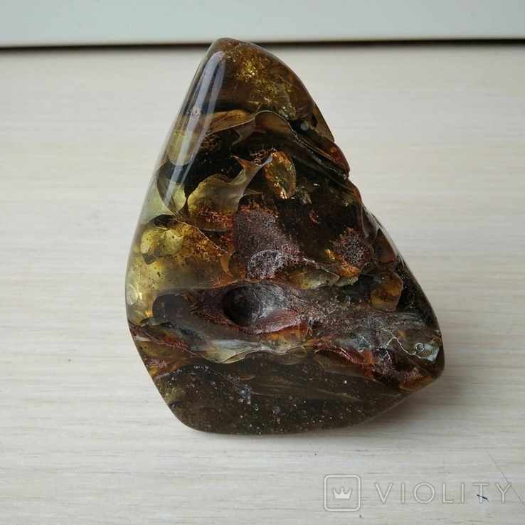 Натуральный камень Янтарь, 112гр., фото №8