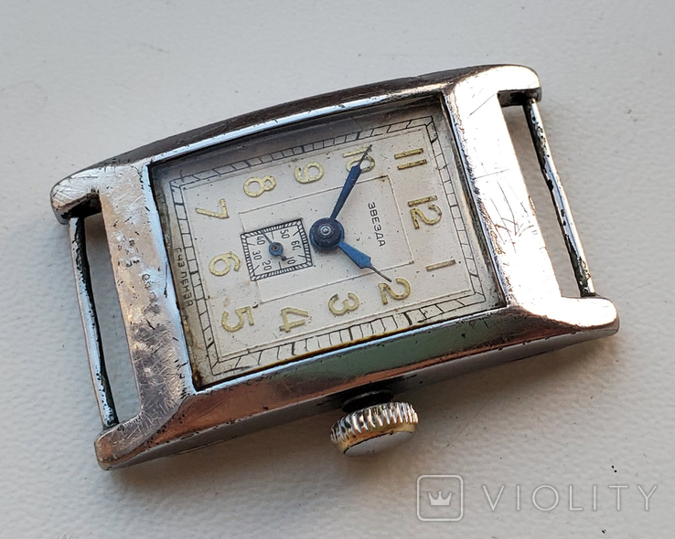 Часы мужские Звезда 2 квартал 1951 года Пензенский часовой завод, фото №3