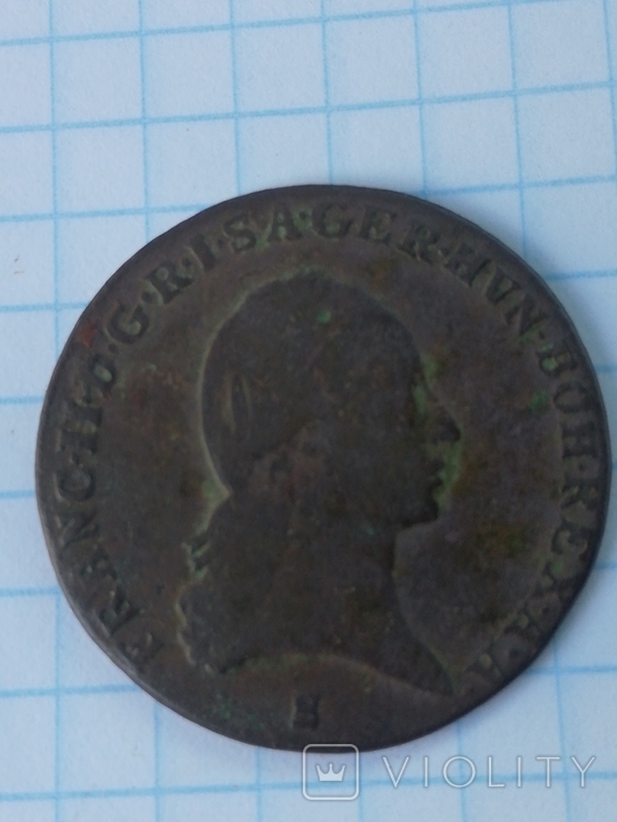 Монета 3 Крейцери 1800рік, фото №3