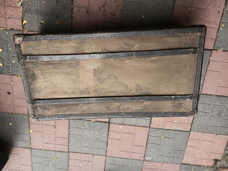 Старинный каретный чемодан, фото №11