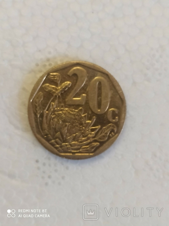 ЮАР 20 центов, 2016