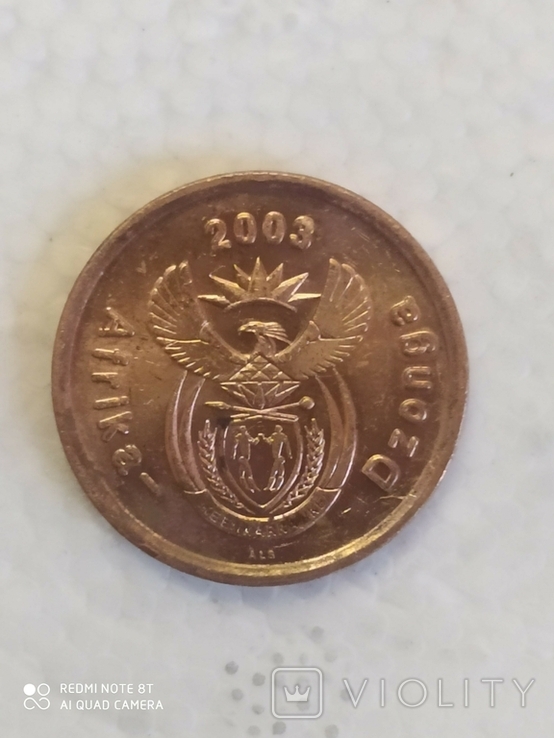 Південний Африка 5 центів, 2003, фото №3