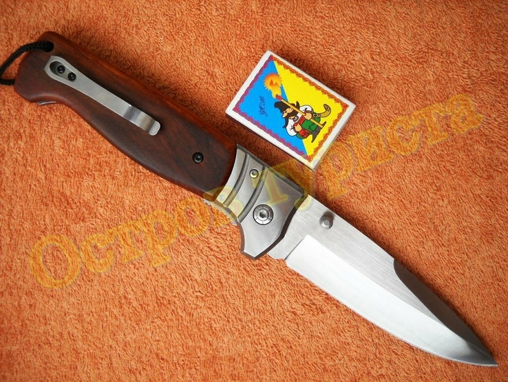 Нож тактический складной Buck с клипсой 27,5 см реплика, фото №3