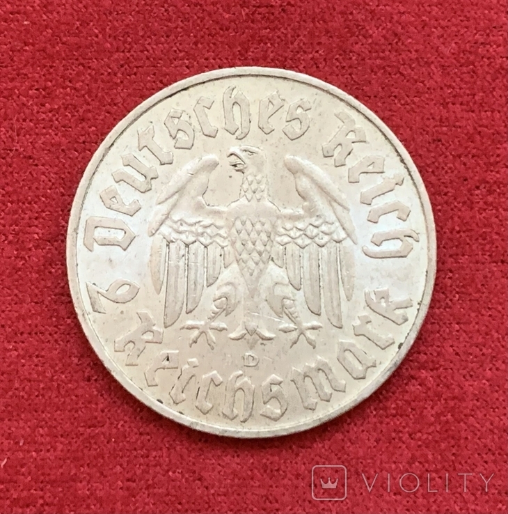 2 марки Лютер 1933г, фото №3