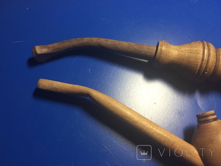 Две деревянные трубки, фото №6