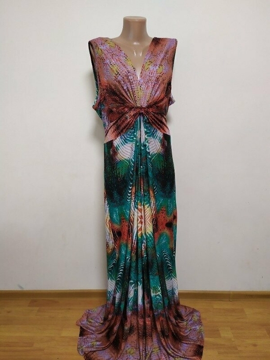 Довга сукня сарафан Anna Field великий розмір v вырез платье, фото №7