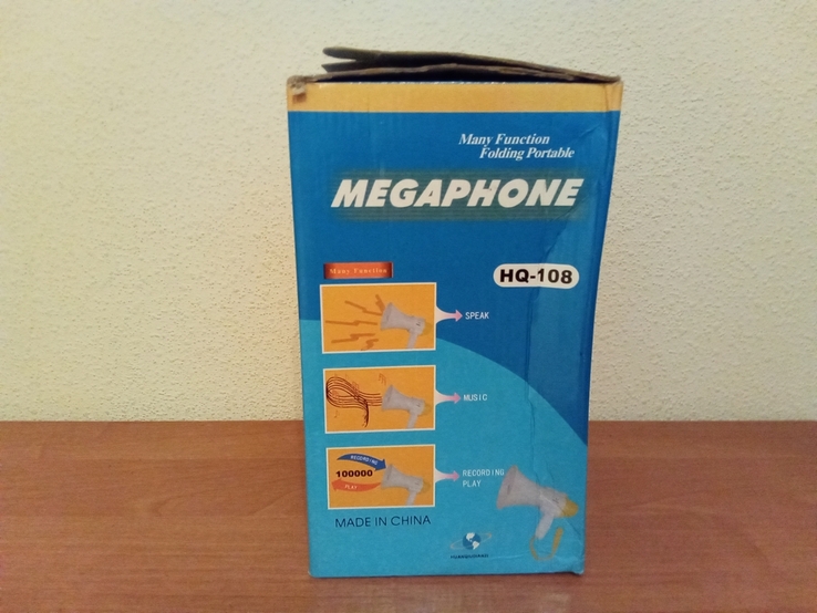 Мегафон (MEGAPHONE. HQ - 108). Новый., фото №5