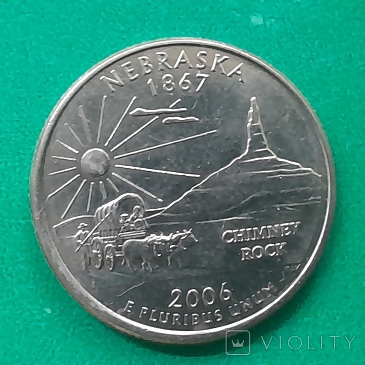 США 1/4 доллара 2006 Небраска