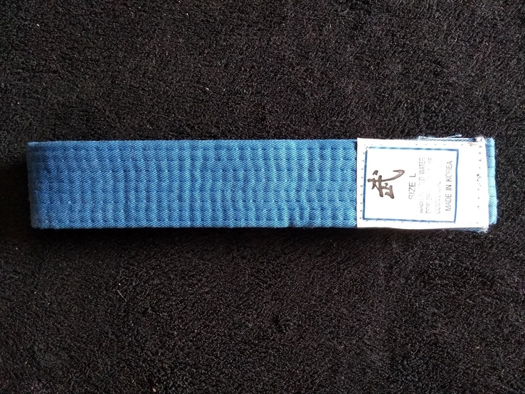 Пояс для кимоно Корея.Размер (L) длина-170см,ширина-4см., фото №2