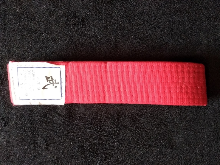 Пояс для кимоно Корея.Размер (S) длина-150см,ширина-4см., фото №4