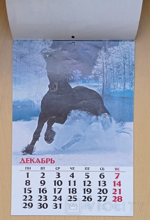 Календар: Лошади. 2014, фото №8