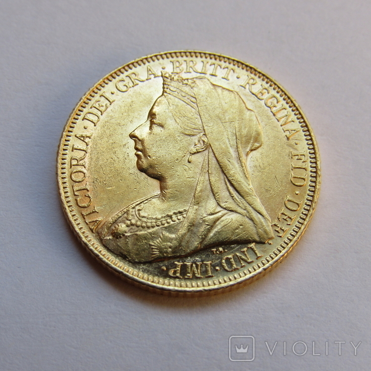 1 фунт 1900 г. Великобритания, фото №4