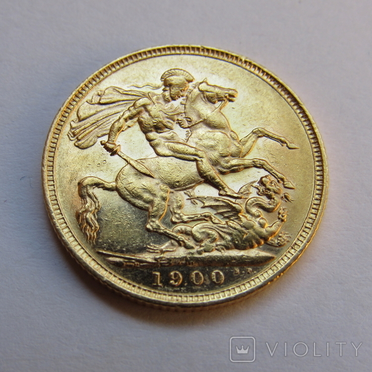 1 фунт 1900 г. Великобритания, фото №5