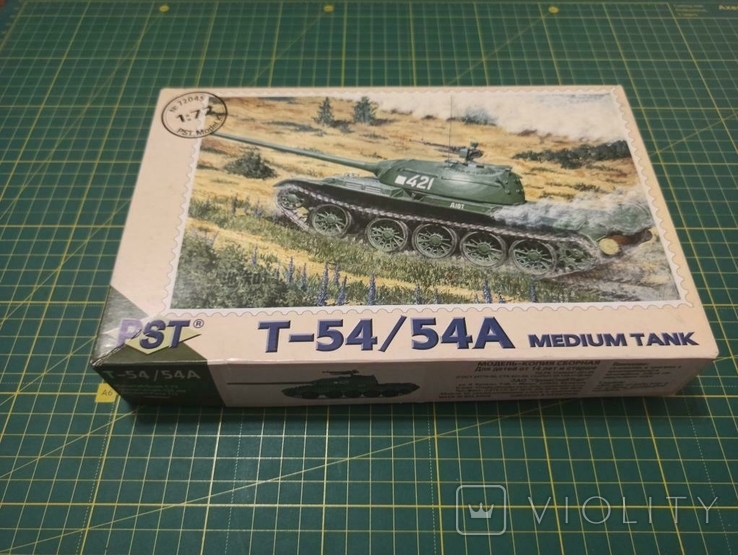 Сборная модель танка Т-54/54А