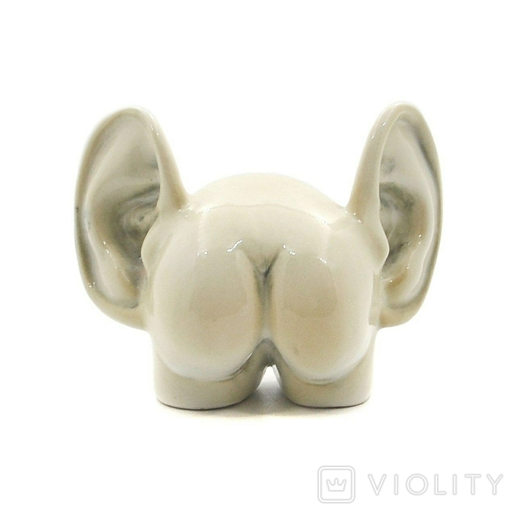 Porcelain figurine of Ass with ears. Germany, Karl Ens, 1900 - 1919, photo number 2