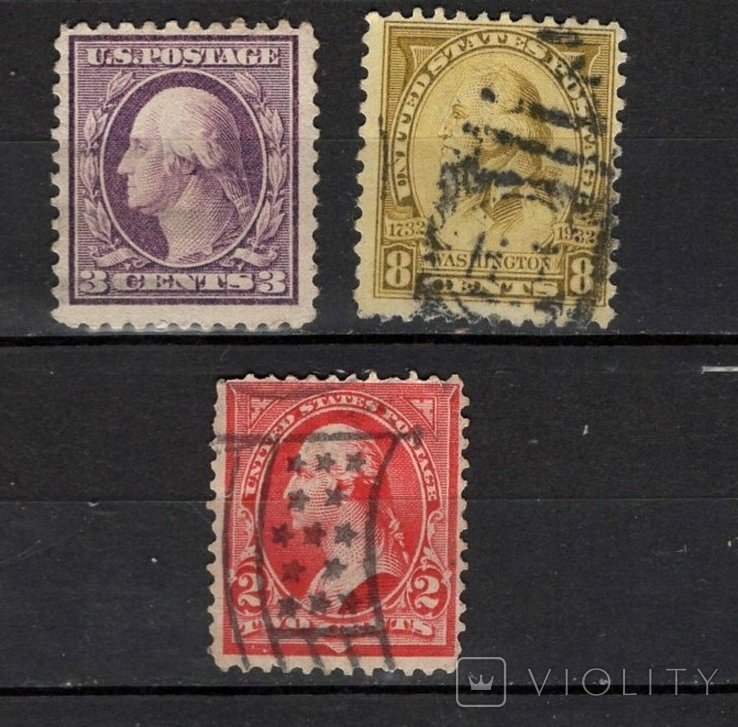 США 1898-1932 добірка марок