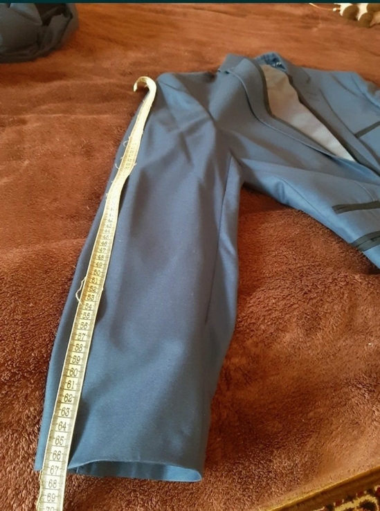 Костюм мужской, цвет синий, на рост 180, см. замеры на фото, фото №8