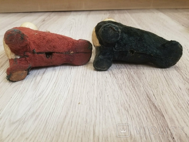 Старые заводные игрушки тюлени с мячем, фото №4