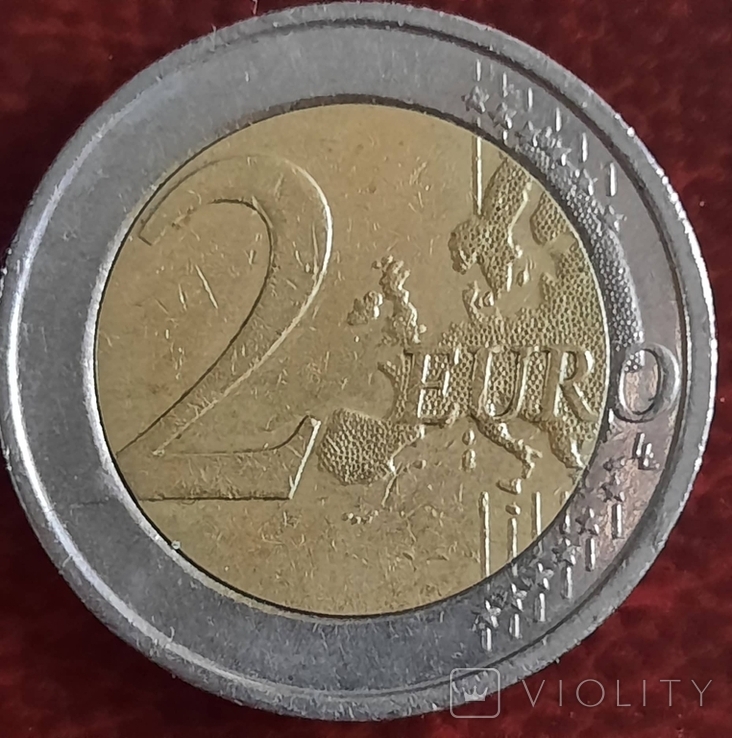 Бельгія 2 євро / 2008, photo number 3