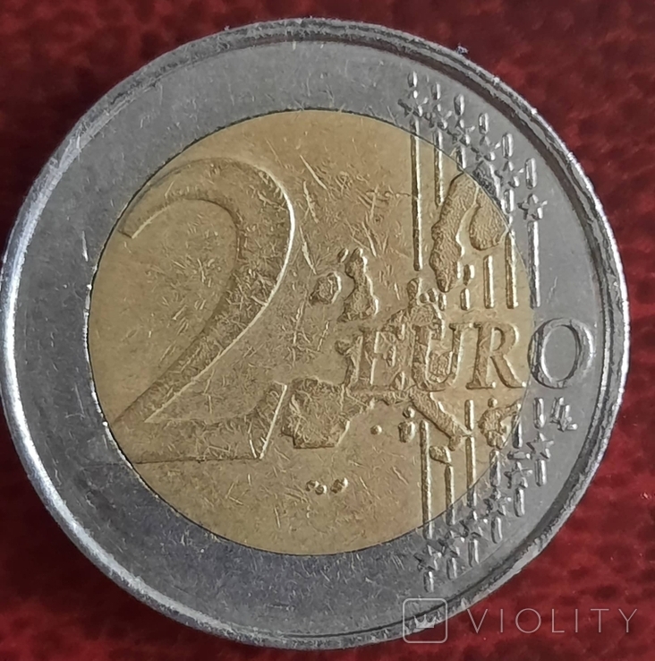 2 euro regular issue Belgium (type1)2002, photo number 3