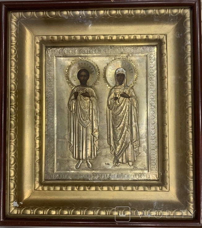 Ікона Святих Євгенії і Марії, фото №9