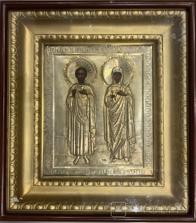 Ікона Святих Євгенії і Марії, фото №10