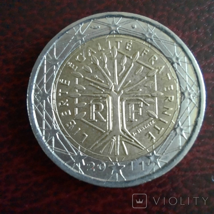 2 euro regular issue France (type 1) 2011, photo number 5