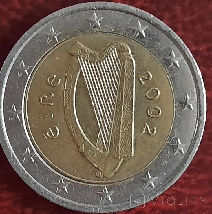 €2 regular issue / Ireland 2002, photo number 2