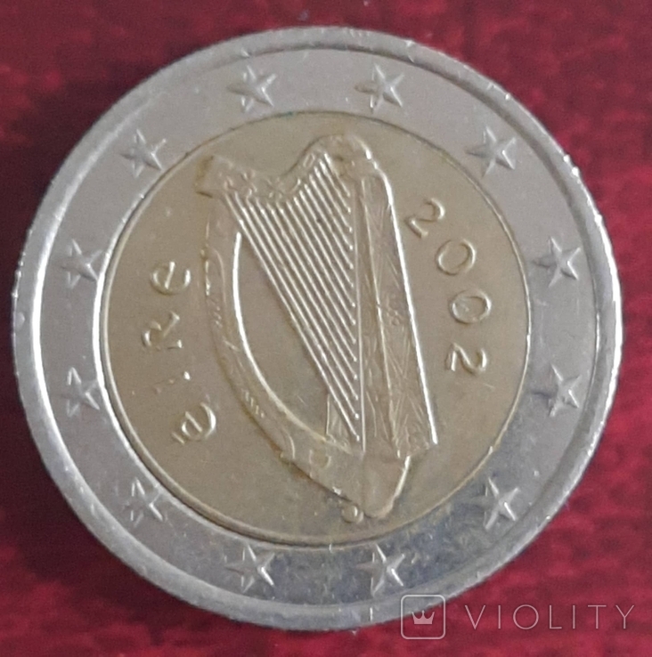 €2 regular issue / Ireland 2002, photo number 4