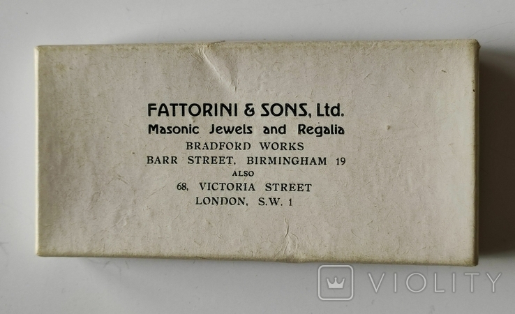 Fattorini Sons Ltd. оригінальна коробка від Steward, фото №3