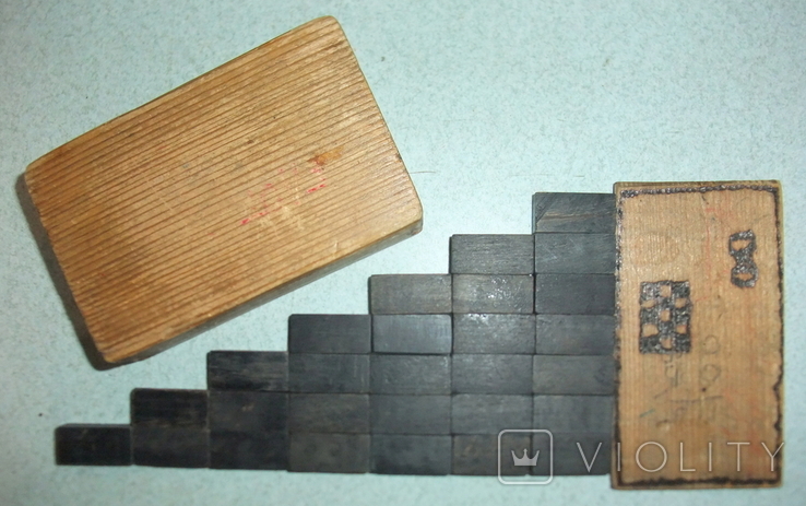Miniature dominoes - road / handmade / old 1930-40, photo number 3