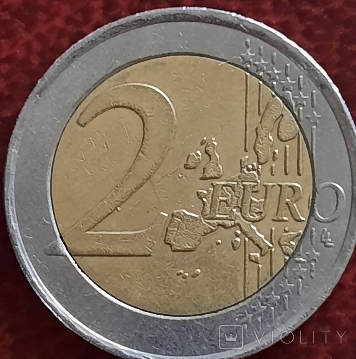 Греція 2 євро 2002 Мітка монетного двору "S" - Хельсінкі-Вантаа Фінляндія (Suomi), фото №4