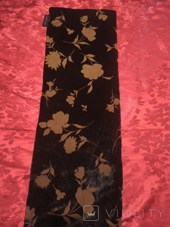 Double-sided panvelvet scarf, photo number 5