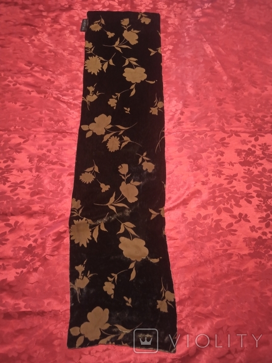 Double-sided panvelvet scarf, photo number 2