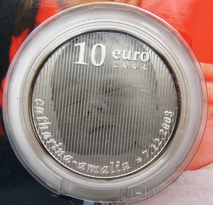 Нидерланды, 5 серебряных евро 2003 "День рождения принцессы Катарины Амалии", фото №7